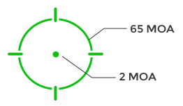 Коллиматор Holosun AEMS зеленая марка, изображение 11